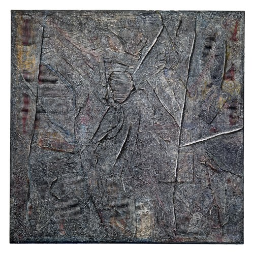 Peter Sacks. Migration 28, 2013. Mixed media. 36 x 36 in (91.4 x 91.4 cm). SACK-0034. Courtesy of the Artist and the Robert Miller Gallery.