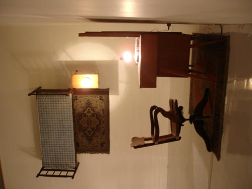 Jaroslaw Kozlowski, 1945 - born in Srem, lives and works in Poznan. Installation <em>Gravity Room</em>. Montage using second-hand furniture bought in São Paulo.