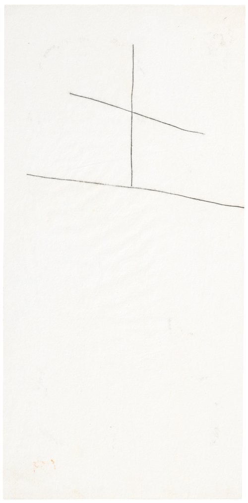 Mira Schendel. Untitled (from the series Crosses and Vertices/Cruzes e Vértices), c1964–65. © Mira Schendel Estate. Courtesy Mira Schendel Estate and Hauser & Wirth. Photograph: Genevieve Hanson.