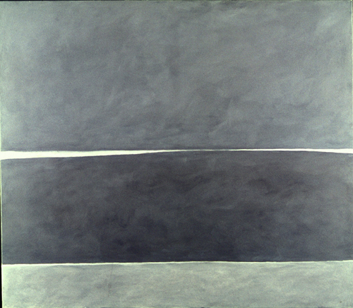 Jon Schueler. <em>The Sound of Sleat, June Night, XIII</em>, Mallaig 1957. 52 x 60 inches (o/c 50). (C) Jon Schueler Estate.