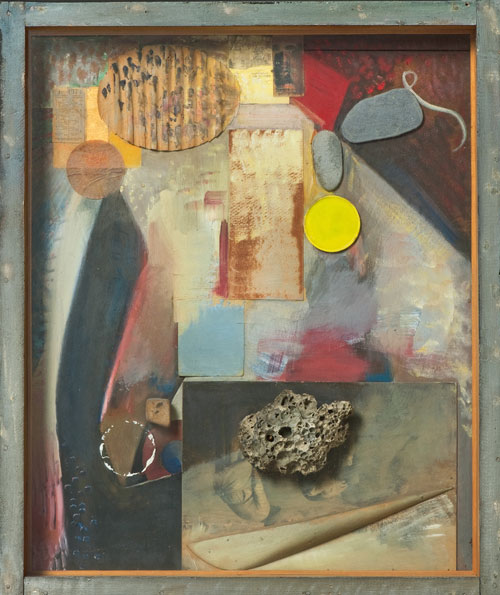 Kurt Schwitters. Irgendetwas mit einem Stein (Anything with a Stone), 1941-4. Sprengal Museum, Hannover/DACS 2012.