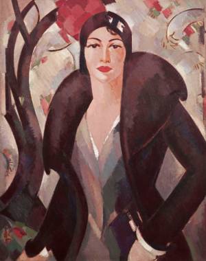 JD Fergusson. Grace McColl, 1930. Oil on canvas, 91.5 x 73.7 cm. Private collection, courtesy The Richard Green Gallery, London.