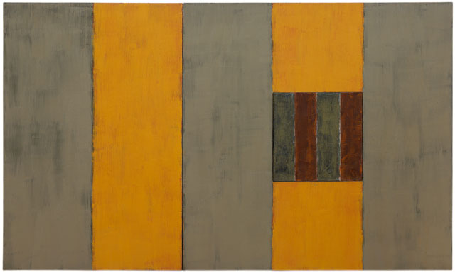 Sean Scully. Summer, 1987. Oil on linen, 60 x 96 in (152.4 x 243.8 cm). Image courtesy Mnuchin Gallery, New York. © Sean Scully. Photograph: Foto Gasull.