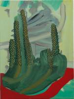 Laura Garcia-Karras.  Cactus, 2014.  Oil on canvas, 30 x 40 cm.