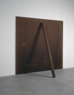 Richard Serra. <em>Plate, Pole, Prop</em>, 1969-1983. Steel, 240 x 240 x 20.3 cm. Courtesy of Gagosian Gallery © Richard Serra