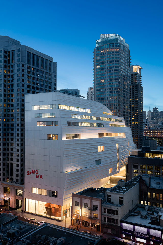 Snøhetta expansion of the new SFMOMA, 2016. Photograph: © Henrik Kam, courtesy SFMOMA.