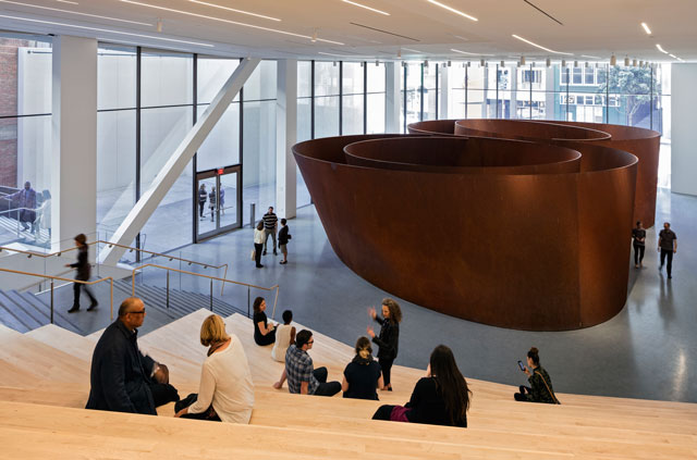 Roberts Family Gallery featuring Richard Serra’s Sequence, 2006. Photograph: © Henrik Kam, courtesy SFMOMA.