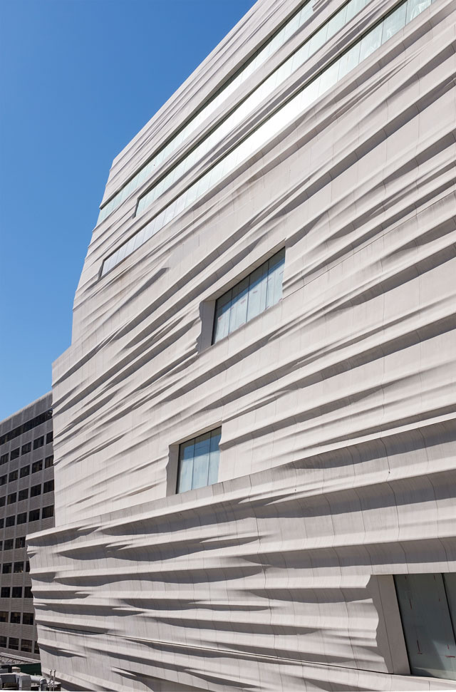 SFMOMA façade of Snøhetta expansion. Photograph: © Henrik Kam, courtesy SFMOMA.