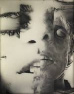 Jim Shaw, Untitled (Distorted Faces series), 1985. Graphite, airbrush, and Prismacolor on paper, 14 x 11 in (35.6 x 27.9 cm). Collection the artist