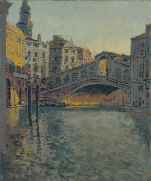 Walter Sickert, <em>The Rialto Bridge</em>, 1901. Oil on canvas, 610 x 508 mm. Courtesy of Hazlitt Holland-Hibbert. © Estate of Walter R. Sickert. All rights reserved, DACS 2008.