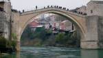 The reconstruction of the Mostar Bridge, 2004, was largely funded by the countries whose peacekeeping troops were stationed in the area after the Bosnian War.