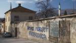 Graffiti from the Bosnian War (1992-5) has been left to bear witness in Srebrenica.