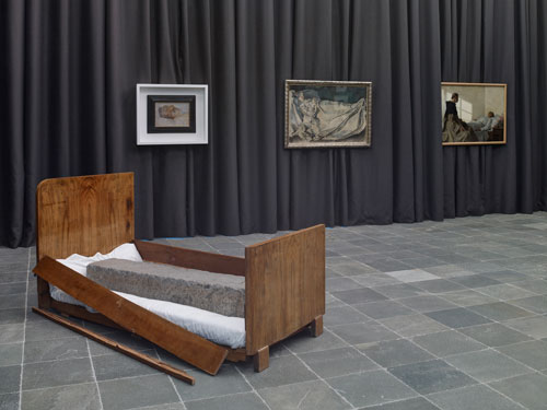 Installation view of Sleepless (2). Photograph: Gregor Titze, © Belvedere, Vienna.