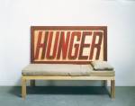 Michelangelo Pistoletto. Hunger, 1988. Wood, foam rubber, canvas, 200 x 47 x 85 cm. Museum moderner kunst stiftung ludwig wien, on loan from the Austrian Ludwig Stiftung Foundation since 1995 / © Bildrecht, Vienna, 2015.