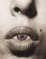 Penny Slinger. I Speak What I See (Mouthpieces), 1973. Photo collage, 10 x 7.75 in.  Courtesy Riflemaker Gallery. © Penny Slinger.