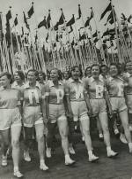 Alexander Rodchenko. Sports Parade on Red Square, 1936. Gelatin silver print. Sepherot Foundation, Vaduz, Lichtenstein.