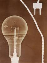 Georgy Zimin. Still Life with Light Bulb, 1928-30. Photogram, gelatin silver print. Museum Ludwig, Cologne.