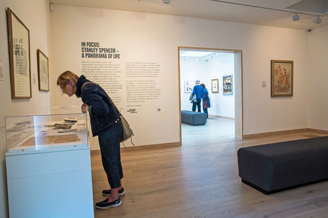 In Focus: Stanley Spencer – A Panorama of Life. Installation view. © Pete Jones. Courtesy Jerwood Gallery.