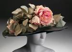 Joseph G. Darlington and Co., Philadelphia (American, active early 20th century). Woman’s hat, c1908–10. Straw, silk flowers and leaves. Philadelphia Museum of Art, Gift of an anonymous donor, 1964-123-74.
