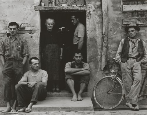 Paul Strand. The Family, Luzzara (The Lusettis), 1953 (negative); mid- to late 1960s (print). Gelatin silver print, Image: 11 7/16 x 14 9/16 in (29 x 37 cm), Philadelphia Museum of Art, The Paul Strand Collection, purchased with funds contributed by Mr. and Mrs. Robert A. Hauslohner, 1972. © Paul Strand Archive/Aperture Foundation.