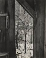 Paul Strand. Toward the Sugar House, Vermont, 1944 (negative); 1944 (print). Gelatin silver print, Image and sheet: 9 5/8 × 7 5/8 in (24.4 × 19.4 cm). Philadelphia Museum of Art, The Paul Strand Collection, purchased with funds contributed by Barbara B. and Theodore R. Aronson, 2010. © Paul Strand Archive/Aperture Foundation.