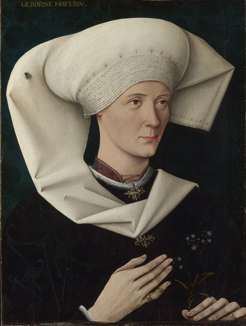 Swabian. Portrait of a Woman of the Hofer Family, about 1470. Oil on silver fir. The National Gallery, London. © The National Gallery, London.