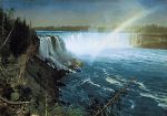 Albert Bierstadt (1830-1902). View of Niagra, 1869, oil on paper. Private collection. Photo: Greg Heins, Boston.