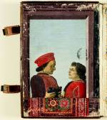 Attributed to Botticelli. Portrait of Montefeltro and Landino © Biblioteca Apostolica Vaticana.