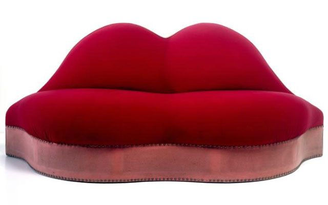 Salvador Dalí. Mae West Lips Sofa, 1938. Museum Boijmans Van Beuningen, Rotterdam. © ADAGP, Paris and DACS, London 2016.