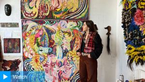 Toma explains her interest in collective and interspecies perspectives, her dynamic process, and her quest to unearth the stories hidden in organic and industrial fabrics