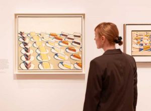 Wayne Thiebaud: American Still Life, installation view, The Courtauld Gallery, 2025. Photo: © Fergus Carmichael.