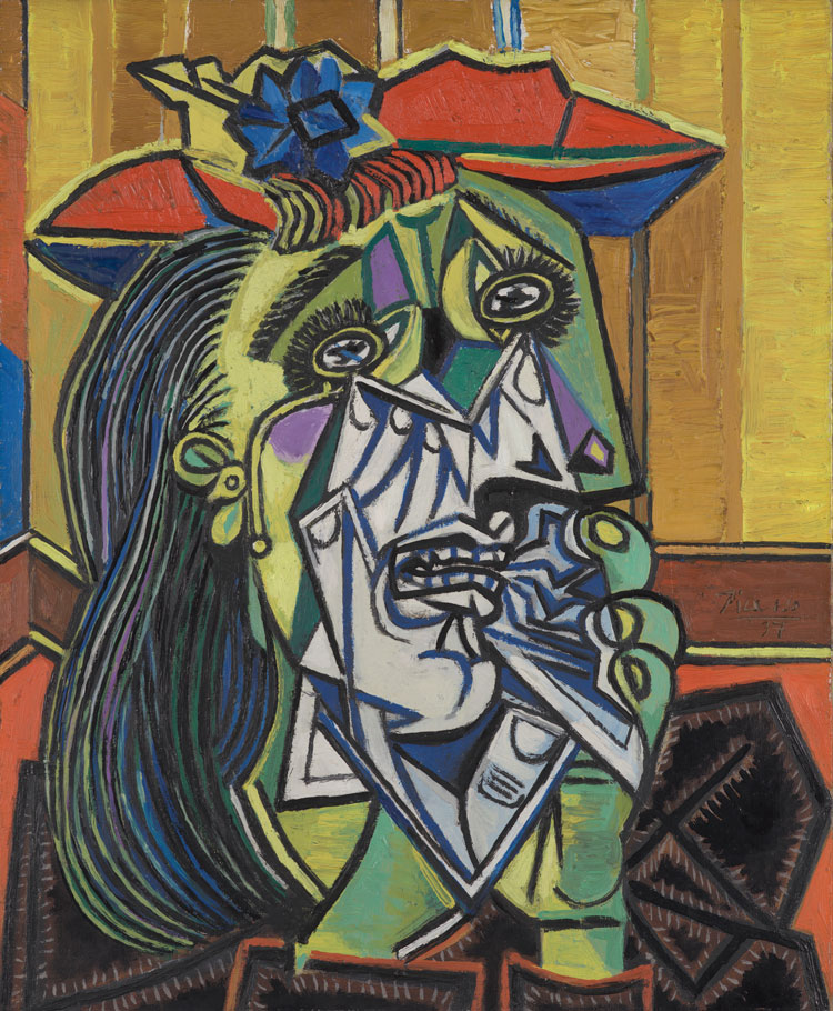 Pablo Picasso, Weeping Woman 1937. Oil paint on canvas. Tate. © Succession Picasso / DACS, London 2025.