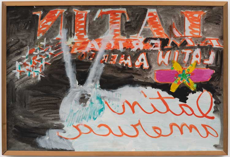 Paul Thek. Untitled (Latin America), 1984. Oil on canvas, 61 x 91.5 cm (24 x 36 in). © Estate of Paul Thek. Courtesy of Pace Gallery, Galerie Buchholz, Mai 36 Galerie, and the Watermill Center, NY. Photo: Ben Westoby / Fine Art Documentation.