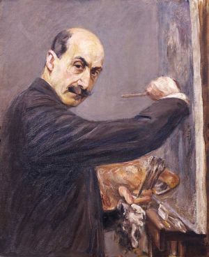 Max Liebermann, Self-portrait at the easel to the right, 1908. Oil on canvas. Gallerie degli Uffizi, Florence © Gabinetto Fotografico delle Gallerie degli Uffizi.