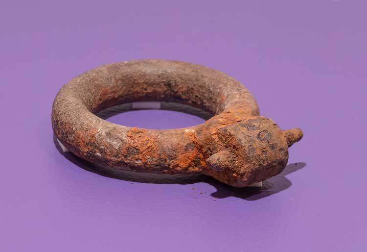 Elsa von Freytag-Loringhoven, Enduring Ornament, 1913. Found object, metal ring. Mark Kelman Collection, New York. Photo: Justin Wonnacott. Courtesy of Carleton University Art Gallery, Ottawa.