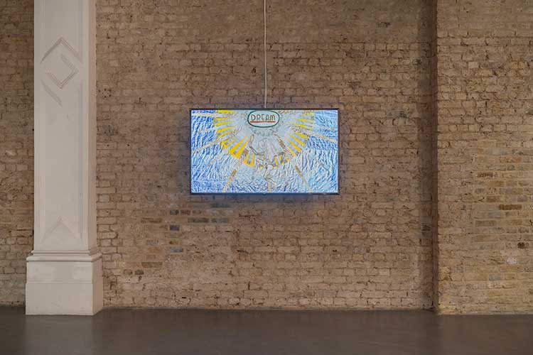 Emma Talbot, The Age/L’Età, Max Mara Art Prize for Women. Installation view, Whitechapel Gallery, London, 2022. © Damian Griffiths.