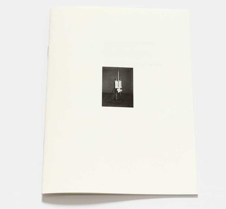 Goran Trbuljak. From Self Ironic to Self Sardonic (45 years of not painting), 2022. Artist book. Photo: Carlo Favero.