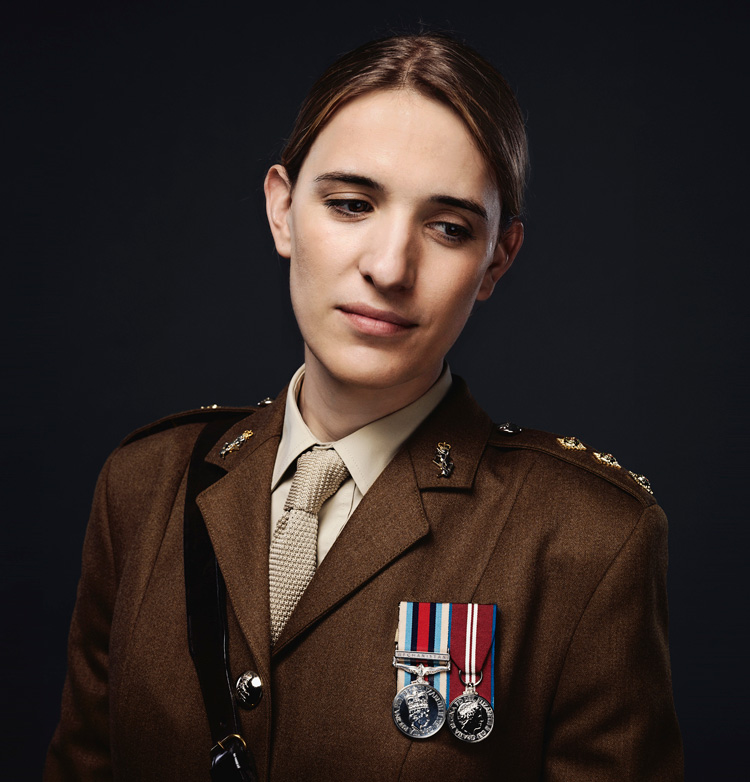 Captain Hannah Graf MBE for Pride in London by Seamus Ryan, 2018 © Seamus Ryan.