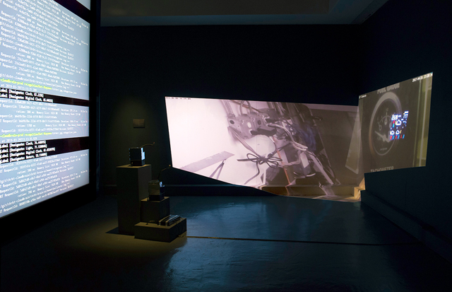 Nye Thompson: CKRBT, installation view, Watermans Art Centre, London, 2019. Photo: Geoff Titley.