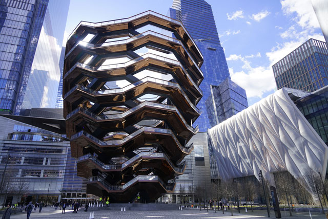 Thomas Heatherwick's Vessel at Hudson Yards. Photo: Miguel Benavides.