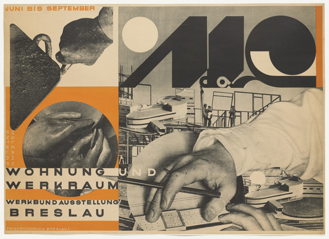 Johannes Molzahn. Wohnung und Werkraum (Dwelling and Workplace) poster, 1929. Printed by Druckerei Schenkalowsky, A.G., Breslau. Lithograph. The Museum of Modern Art, New York, Purchase Fund, Jan Tschichold Collection, 346.1937. Digital Image © The Museum of Modern Art/Licensed by SCALA / Art Resource, NY.