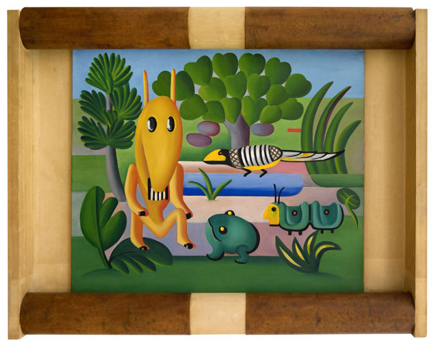 Tarsila do Amaral. A Cuca, 1924. Oil on canvas, 23 13/16 × 28 9/16 in (60.5 × 72.5 cm). Centre National des Arts Plastiques, Paris, France FNAC 9459. Photography © Cnap / Ville de Grenoble / Musée de Grenoble – J.L. Lacroix. © Tarsila do Amaral Licenciamentos.