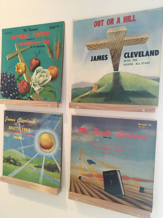 Christian country music album sleeves. Photograph: Veronica Simpson.