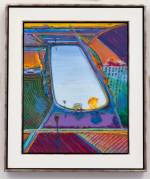 Wayne Thiebaud. Fall Fields, 2017. Oil and acrylic on canvas, 30 x 24 in (76.2 x 61 cm). © Wayne Thiebaud/DACS, London/VAGA, New York 2017.