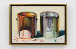 Wayne Thiebaud. Two Paint Cans, 1987. Oil on canvas, 13 3/4 x 19 7/8 in (34.9 x 50.5 cm). © Wayne Thiebaud/DACS, London/VAGA, New York 2017.