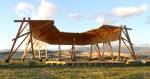The Tiara at Tippet Rise, design by Alban Bassuet and Willem Boning, with Arup Engineers. Lead Architect: Gunnstock Timber Frames. Image courtesy of Tippet Rise Art Center. Photograph: Alban Bassuet.
