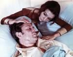 Still from Solaris. Natalya Bondarchuk as Hari and Donatas Banionis as Kris Kelvin. 1972.