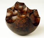 Almuth Tebbenhoff. Empty Spheres 2, 2003. Bronze, 11(h) cm x 13(dia) cm.