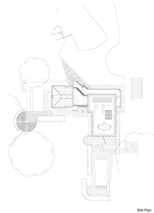 New Architecture by Trevor Dannatt. Site plan.