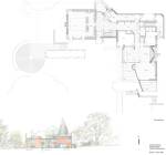 New Architecture by Trevor Dannatt. Ground floor plan.